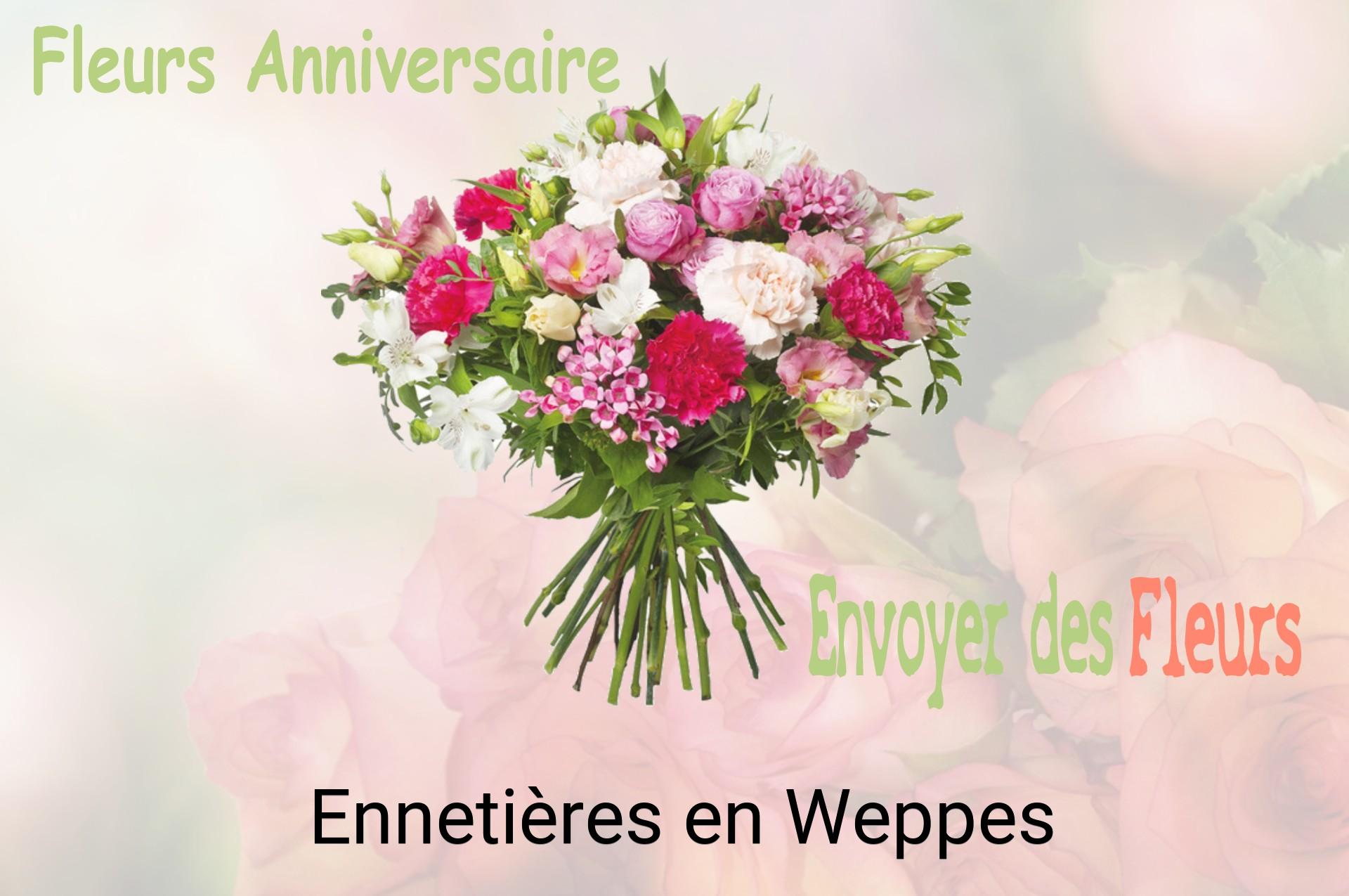 Bouquet de fleurs d’anniversaire livré à Ennetières-en-Weppes