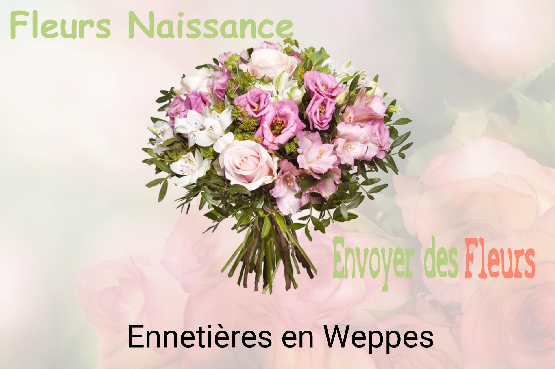 Bouquet de fleurs de naissance livré à Ennetières-en-Weppes